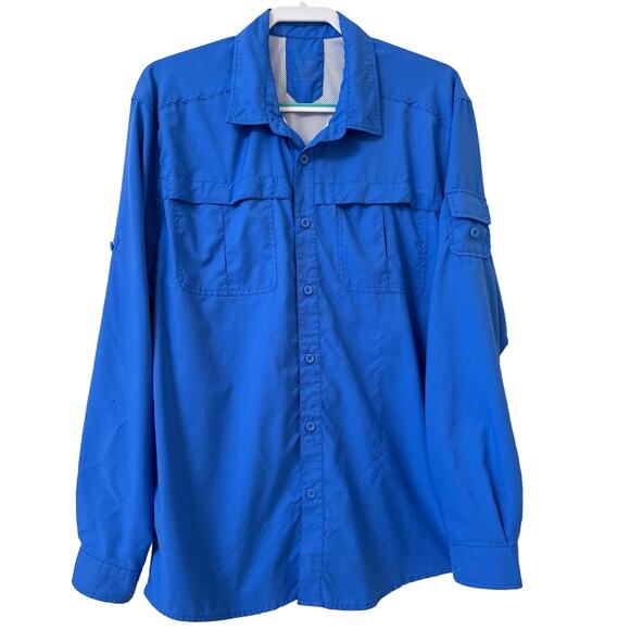Ocean Coast Other - Ocean Coast Classic Fit XL Fishing Shirt Adjustable Long Sleeves Vented, Pockets